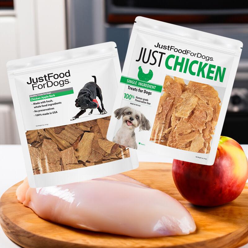 Just food for sales dogs chicken breast treats
